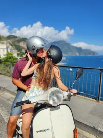 Positano: Private Vespa-Tour an der Amalfiküste mit einem lokalen Guide