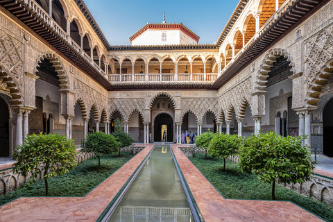 Seville: Alcázar and Cathedral Guided Tour with Tickets English Cathedral Express Tour