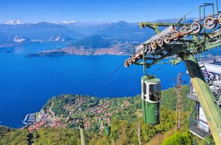 Von Mailand: Zug zum Lago Maggiore, Seilbahn & Aperitif