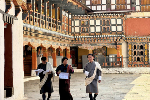 Bhutan: tour privato di 4 giorni di Paro, Thimpu e PunakhaBhutan : 4D