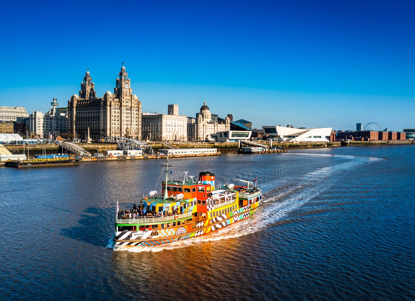 Liverpool: Sightseeing River Cruise på Mersey River