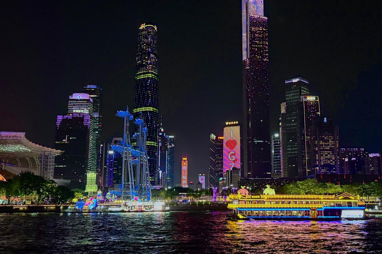 Guangzhou Pearl River Night Cruise with City Skyline Views Pearl River Night Cruise Indoor 1st&2nd Floor Seating Ticket