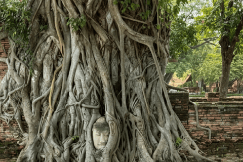 曼谷：大城府寺庙、水上市场和博物馆之旅