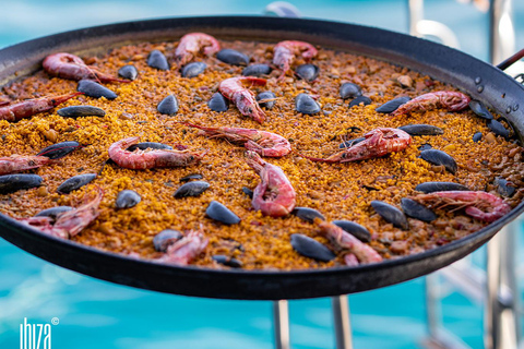 Ibiza: Cruzeiro de dia inteiro em Formentera com Paella e Bebidas