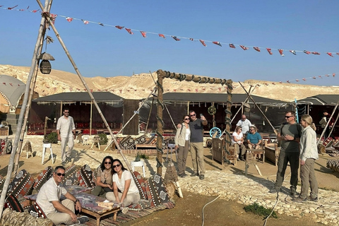 From Cairo: Desert night, Bedouin dinner, coffee & show