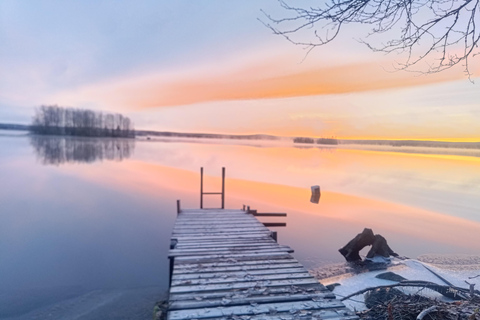 Rovaniemi: Sauna tradizionale e nuoto sul ghiaccio