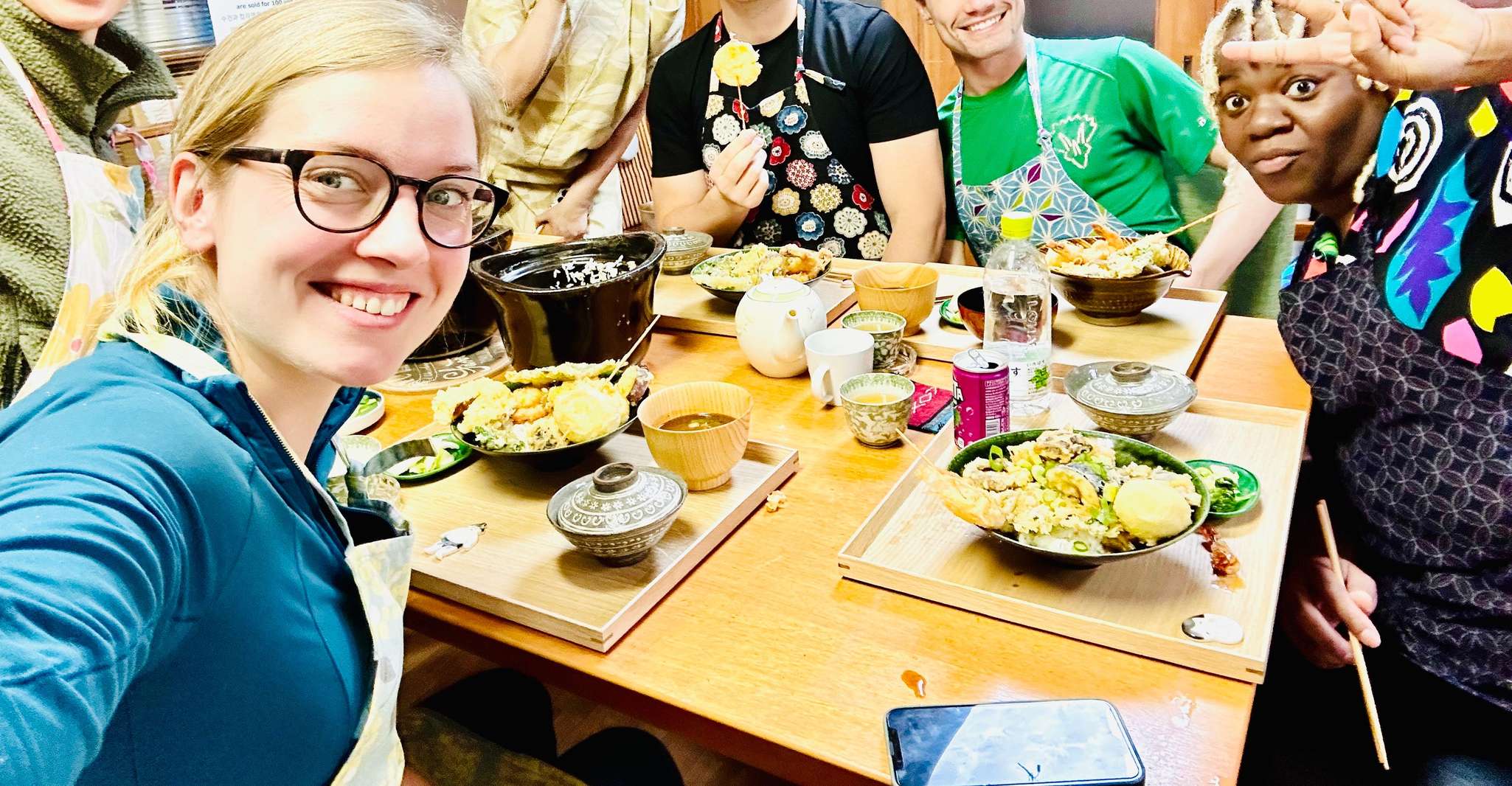 Osaka Authentic Tempura & Miso Soup Japan Cooking Class photo 7