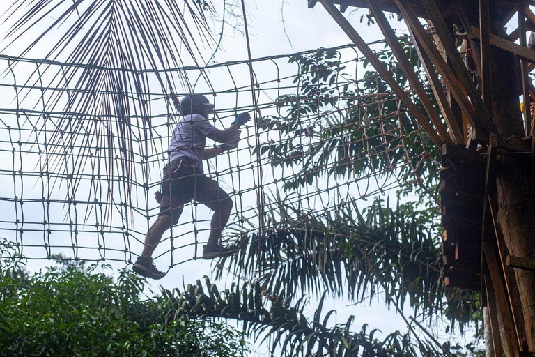 From Accra: Asenema Waterfalls and Zipline Adventure Tour