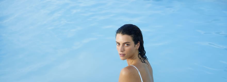 Lagon bleu : entrée premium avec boissons et masques