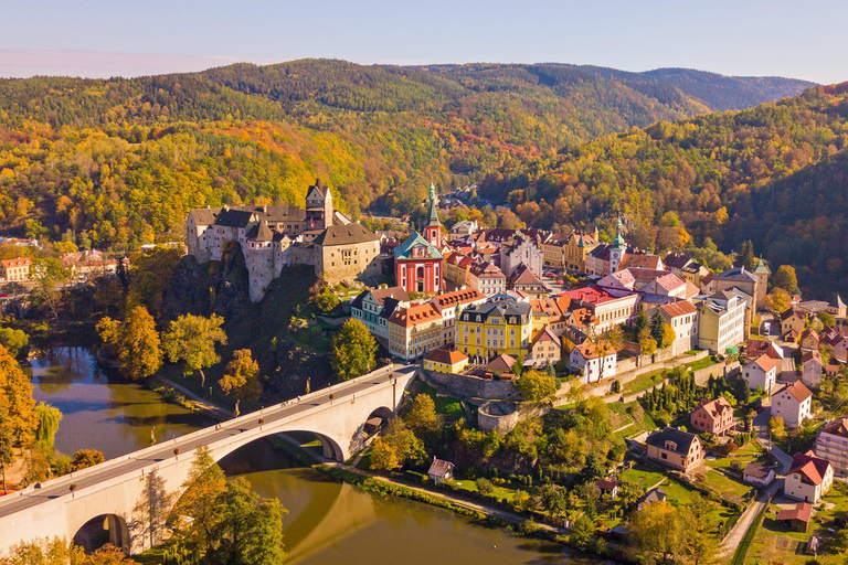 From Prague: Karlovy Vary and Loket Excursion (Optional Castle) Sightseeing Tour in Spanish - WITH ADMISSION