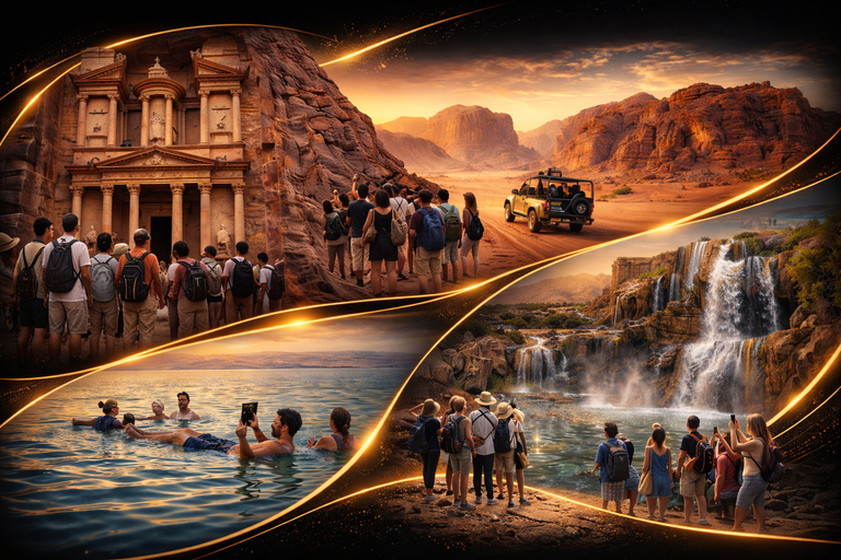 Group Tours of Jordan – All Options in One Place Group Tours: Jerash - Ajloun Castle & Um Qais Transport Only