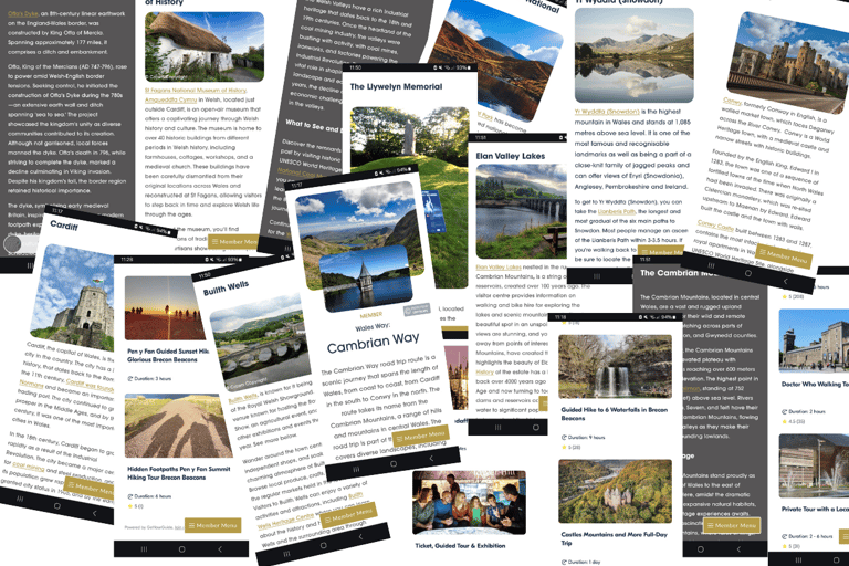 Guide touristique en ligne de Cardiff, Brecon Beacons et Snowdonia