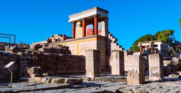 Crete: Knossos Palace, Winery & Olive Oil Tour with Lunch