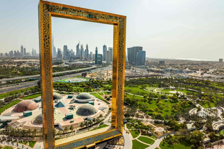 Dubaj: Wycieczka po mieście w małej grupie z biletami Dubai FrameWycieczka grupowa w języku angielskim