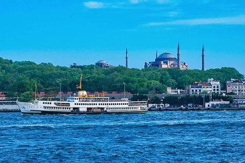 Istanbul: Guidad kryssning och busstur med basarbesök i Bosporen