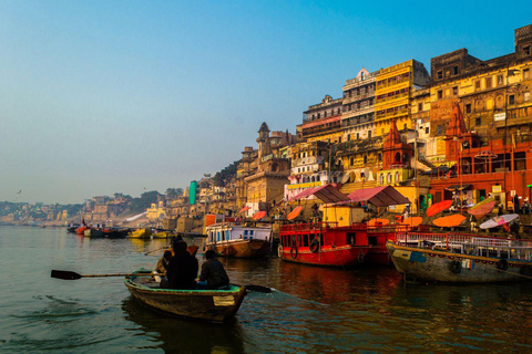 Varanasi: Passeio de um dia com Sarnath e passeio de barco