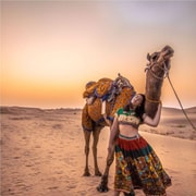 Passeio turístico em Jaisalmer com safári de camelo e deserto