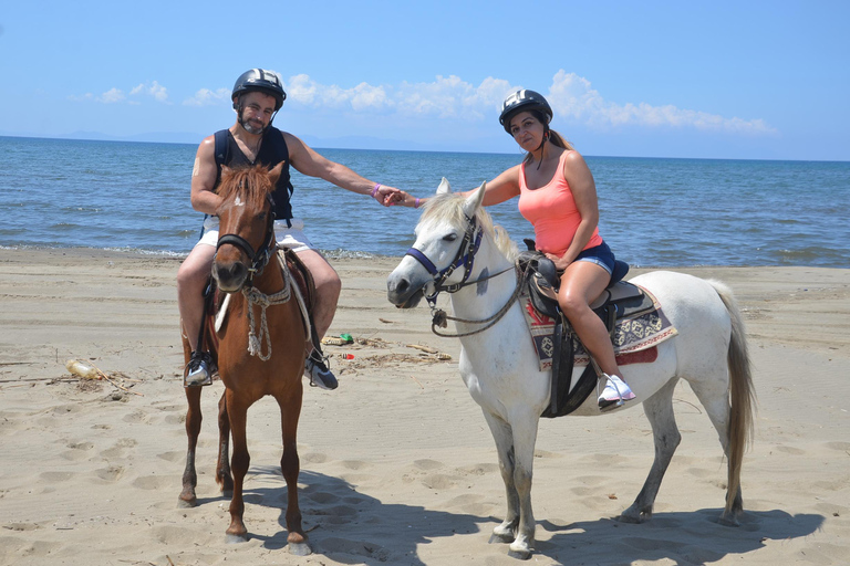 Pamucak: Horseback Riding Tour with Beach Swim