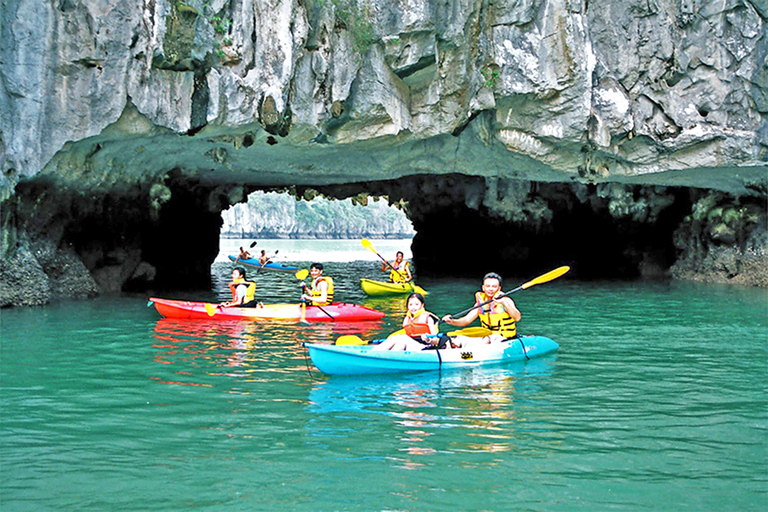 Best Halong 5-Star Day Cruise: Buffet Lunch, Wine &amp; JacuzziPick-up from Hanoi