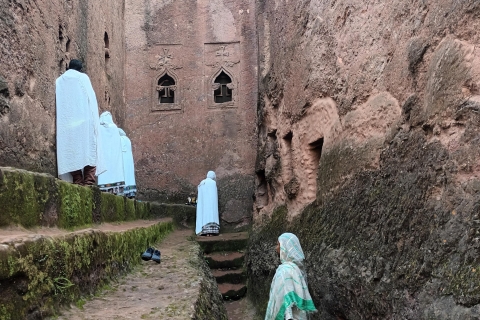 Lalibela: całodniowa prywatna wycieczka po kościołach z ceremonią przy kawie