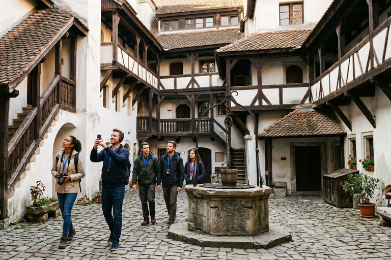 3 Castles 1 Day Tour Bucharest: Dracula’s, Peles & Wednesday Audio guide in 24 languages