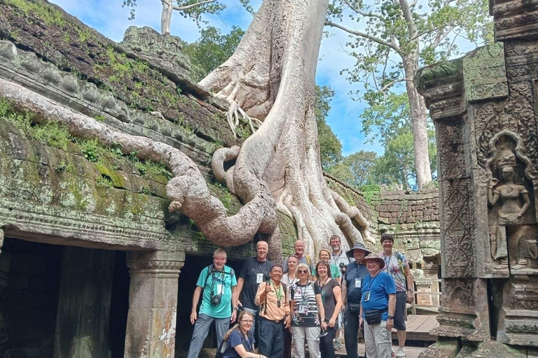 Siem Reap: Angkor Wat, Ta Prohm & Bayon Temple Full-Day Tour in German Angkor Wat, Ta Prohm & Bayon Temple Full-Day Tour in German by Car