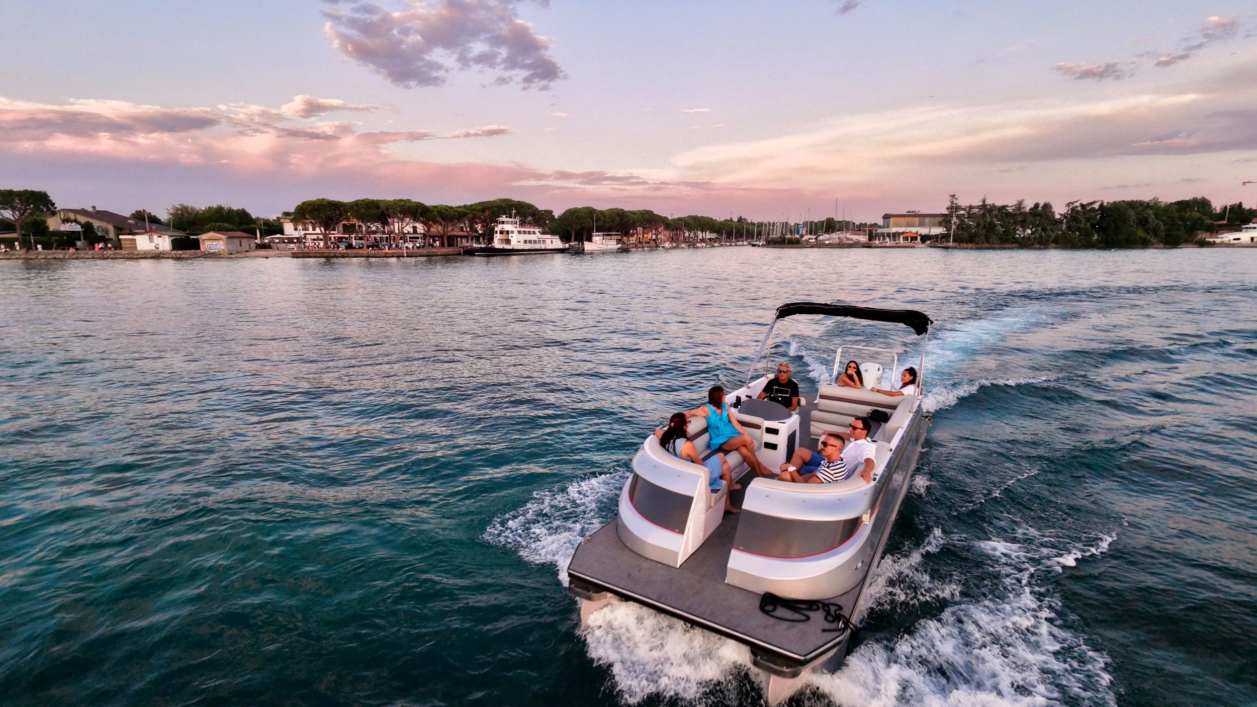Peschiera del Garda: entspannende private 3-stündige Bootsfahrt