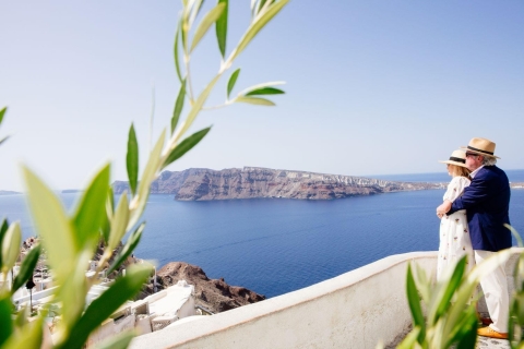 Santorini: Prywatna sesja zdjęciowa w najbardziej wyjątkowych miejscach fotograficznychPrywatna sesja zdjęciowa Imerovigli Premium (25 zdjęć)