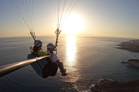 Tenerife: Sunset Paragliding Flight with Photos and Videos