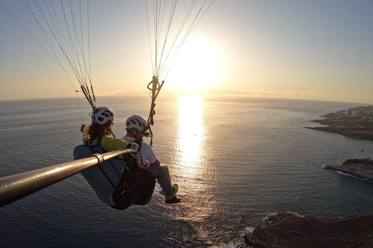 Tenerife: Sunset Paragliding Flight with Photos and Videos