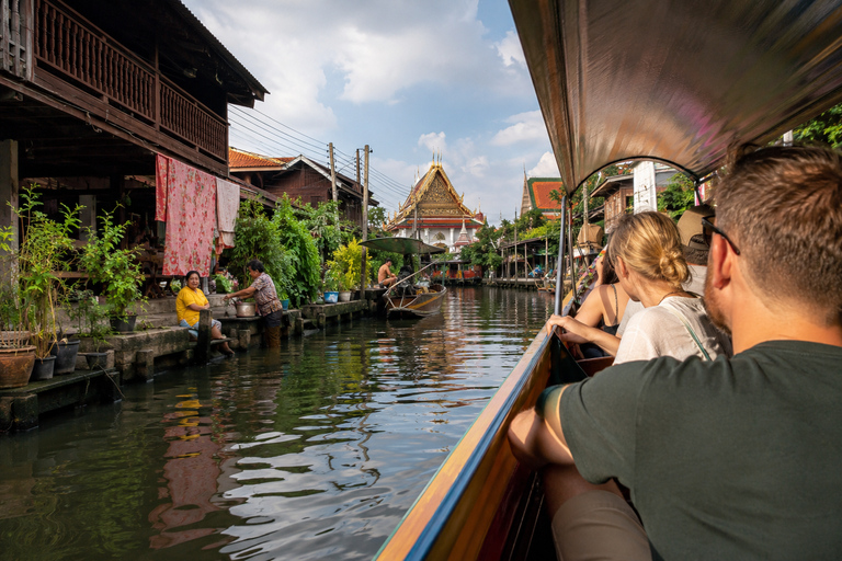 Bangkok: Canal Long-Tail Boat Tour Wat Paknam & Local Life Private Canal Long-Tail Boat Tour Wat Paknam. English Guide