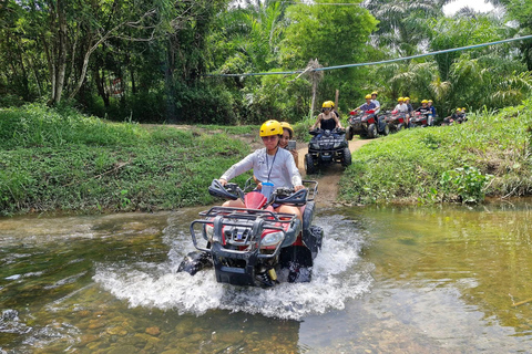 Phuket/Phang Nga: 7 Kilometer Rafting Thrill + Zipline & ATV 7 km Rafting + Zipline + One Professional Photo
