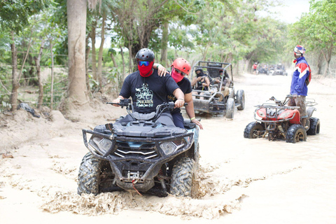Excursion en Cuatrimoto y Cueva del Río, Playa de Macao Excursion en ATV Quads vista la Playa Macao
