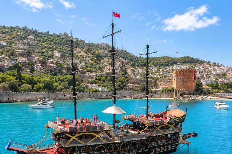 Alanya: Pirate- Party Boat Tour with Lunch & Drinks Alanya: Pirate- Party Boat Tour with Lunch & Drinks