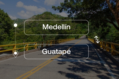 Medellín do lub z prywatnego transferu GuatapéMedellín do Guatapé