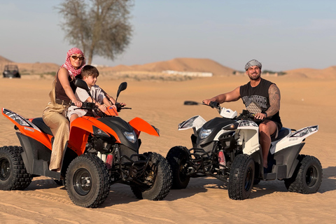 Luxury Desert Safari with Camel Ride, BBQ Dinner & Shows 4-Hour Morning & Evening Private Tour / Camel & Sandboarding