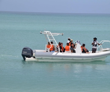 Boa Vista: 4h Boat Trip with Snorkelling & visit Island Djeu