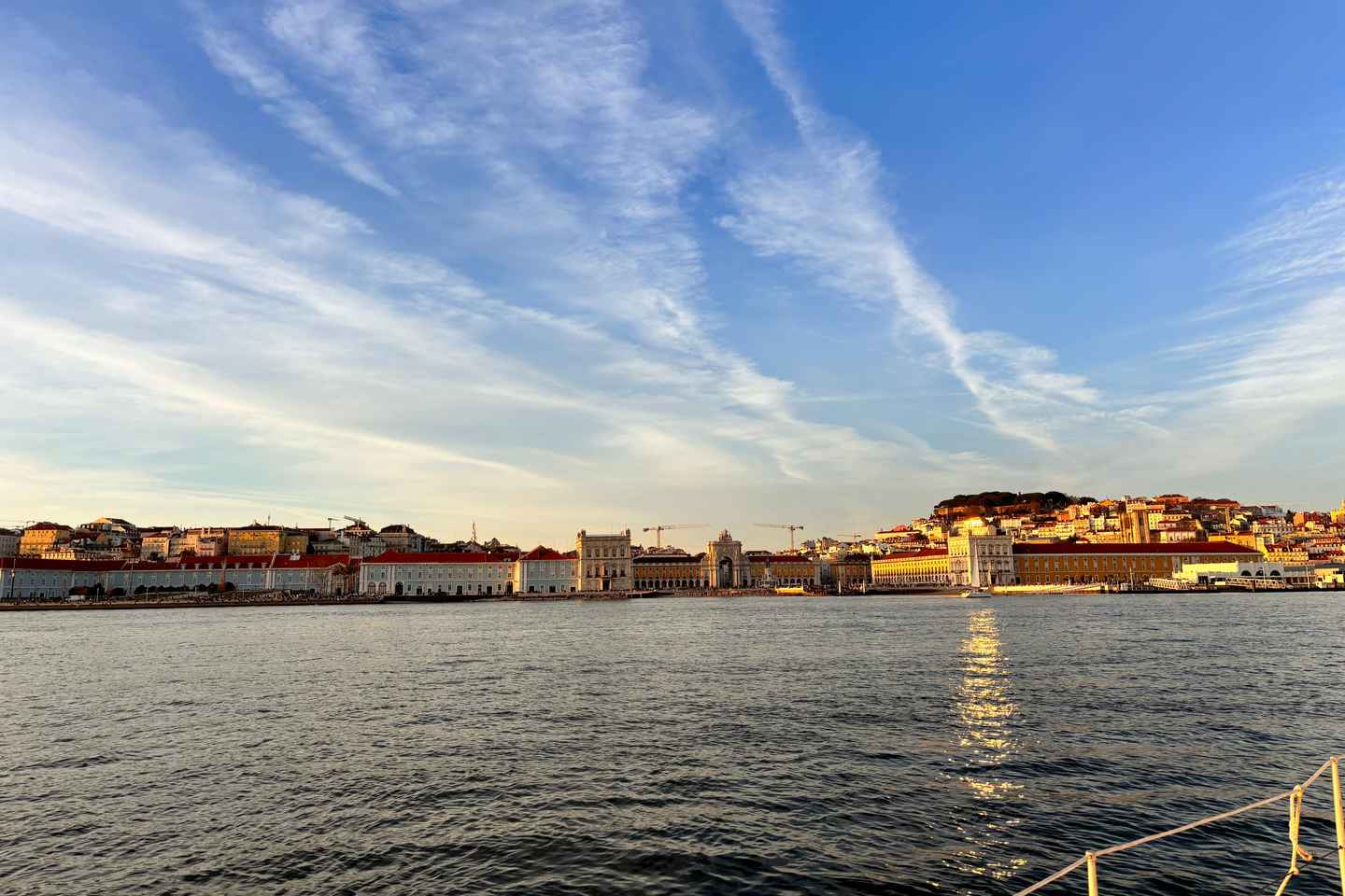Lisbon: Private City Boat Tour with Sunset Option
