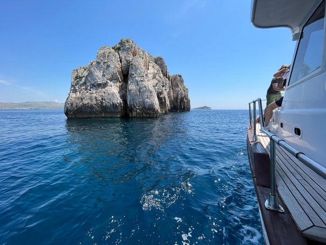 Zadar: Privéboottocht naar de Kornati-eilanden met lunch