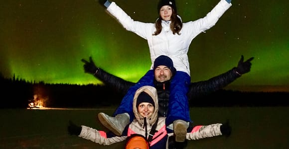 From Rovaniemi: Family-Friendly Northern Lights Tour
