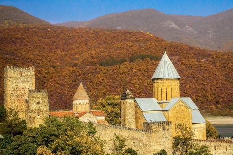 Depuis Tbilissi : Excursion guidée à Kazbegi, Gudauri et Ananuri