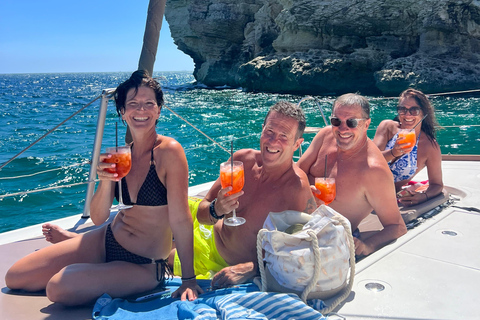 Cagliari: Catamaran Tour, Swimming, Snorkeling, & Prosecco Cagliari: Sailing Tour with Snorkeling and a Prosecco Toast