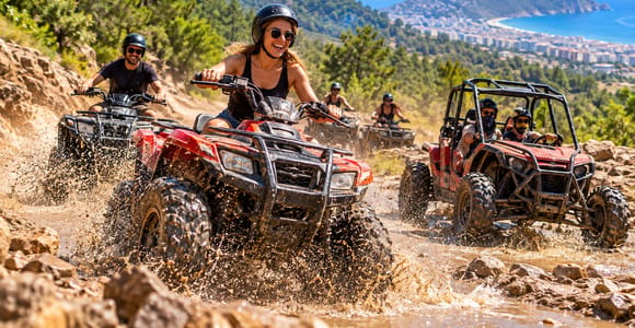Alanya/Side: Quad/Buggy Excursion in Forest w/Hotel Pickup