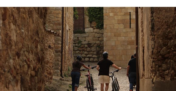 Costa Brava: Bike Tour with Walks Through Medieval Villages