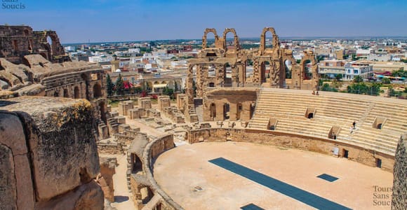 Excursion to the Colosseum of El Jem: Guided visit from Hammamet, Sousse, or Tunis