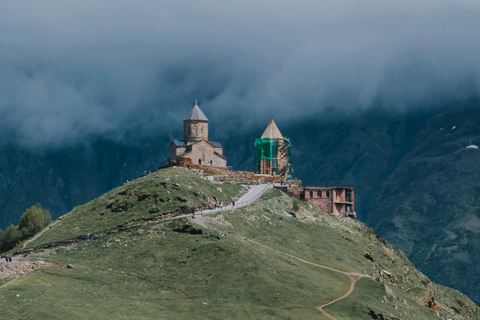 From Tbilisi: Kazbegi Day Trip with Gergeti Trinity Church Only Transportation and Tour Guide
