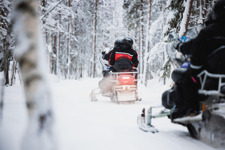 Lapland: Family Snowmobile Safari at Santa Claus Village Family Safari