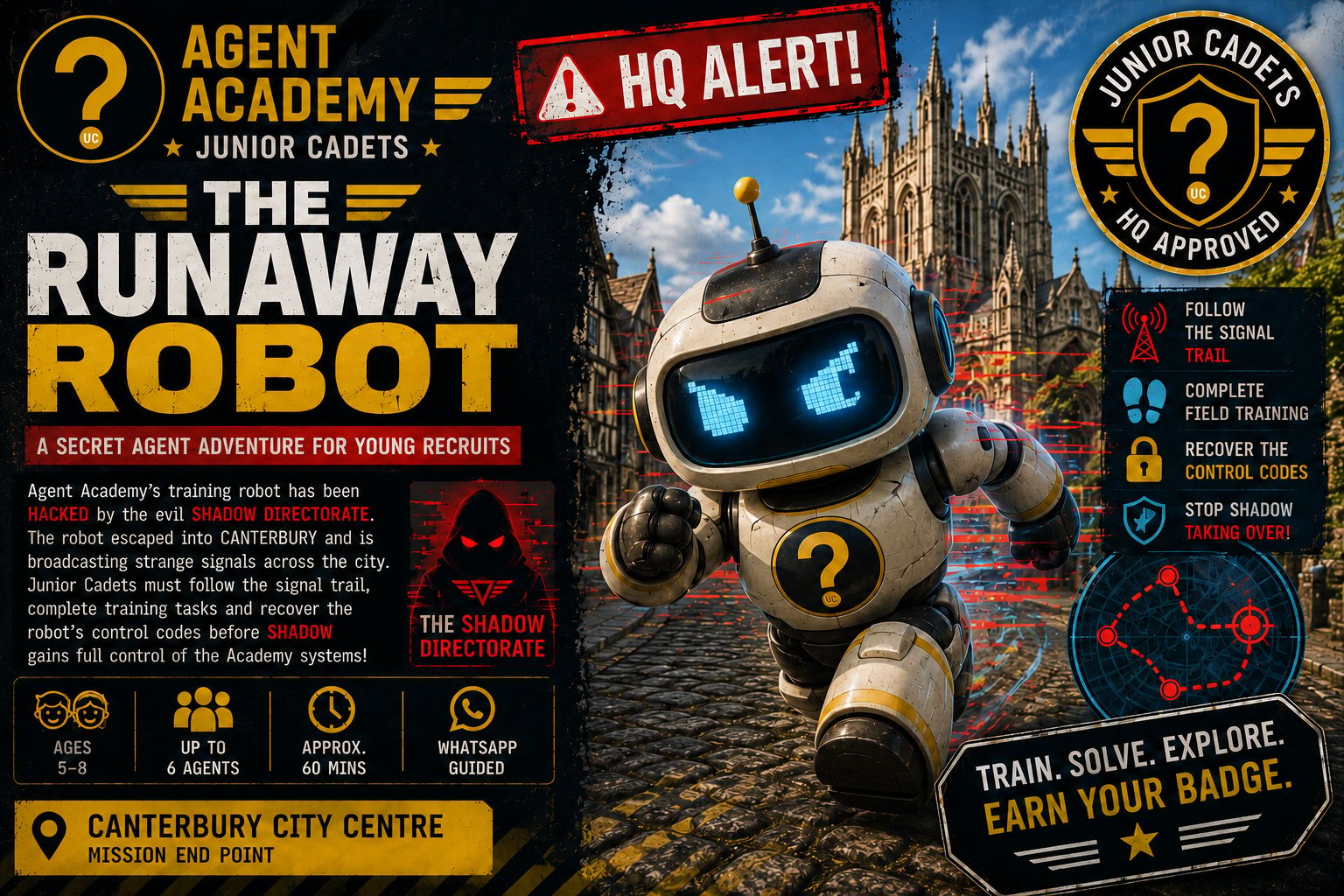 Canterbury: Agent Academy – Mission „Runaway Robot Cadet“
