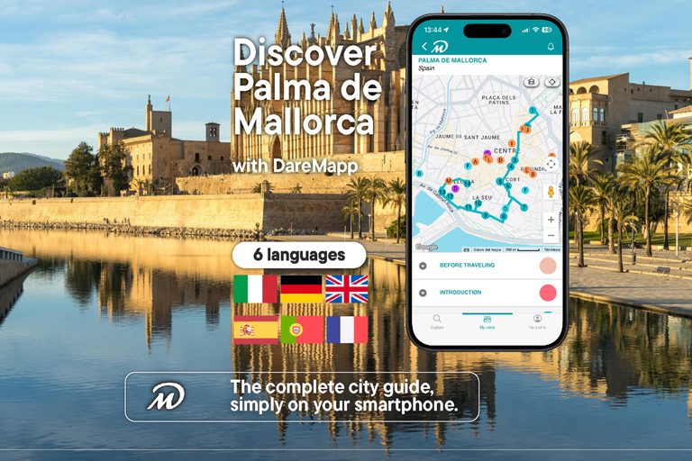 Palma de Mallorca: Private Guided Tour with Your Mobile Phone Palma de Mallorca: Private Guided Tour