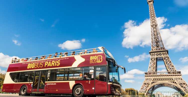 Parijs: Big Bus Hop-On Hop-Off Tours met optionele rondvaart